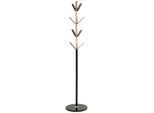 Kleiderständer Bernie Naturfarben/schwarz Naturfarben, Schwarz 37/179 cm
