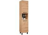 Hochschrank In Eiche Artisan 40/180/190/35 cm