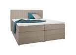 Boxspringbett Simon In Beige Ca. 180x200cm 180/200 cm Beige