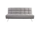 Schlafsofa Jan Ii Grau Grau Holz, Metall, Textil