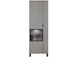 Vitrine In Grau 65/197/38 cm ,