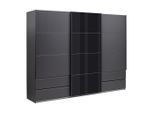 Schwebetürenschrank Elara In Grau 271/210/62 cm Grau