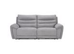Sofa In Grau Mit Relaxfunktion Webstoff Grau