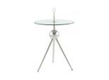 Beistelltisch Lcuhl-Siv Metall, Glas 46/46/52 cm