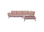 Wohnlandschaft Trendy Rosa/flieder Flachgewebe Rosa, Flieder