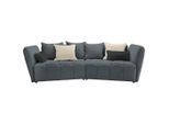 Boxspringsofa Sofi Grau Grau Textil