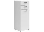 Kommode Multistauraum Weiss , 45/115/40 cm , 2 Schublade(n)