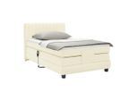 Boxspringbett Dixon Ecru Ca. 120x200cm 120/200 cm Ecru