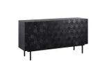 Sideboard Roma In Schwarz Massiv 150/78/40 cm