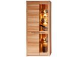 Vitrine Arvid Kernbuche 85/203/40 cm ,