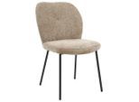 Stuhl Mara Schwarz/cappuccino Chenille