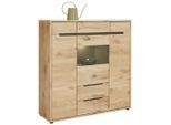 Highboard Bellano In Viking Oak Nature 125/128/38 cm