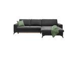 Ecksofa Sunny Schwarz Schwarz