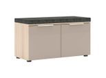 Garderobenbank Siena Eichefarben/kaschmir 90/51/41 cm