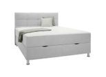 Boxbett Oviedo 180 In Hellgrau Ca. 180x200cm 180/200 cm Hellgrau