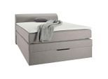 Boxspringbett Flexi 2 In Grau Ca. 120x200cm 120/200 cm Grau