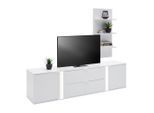Tv-element Delio Weiss Weiss 190/150/42 cm