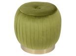 Hocker Lilje 100 Grün Textil