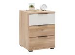 Nachtkästchen Rabina Eichefarben/kaschmir 46/61/42 cm Eichefarben, Kaschmir