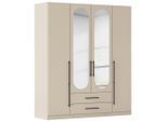 Drehtürenschrank Velora Champagnerfarben 181/210/54 cm Champagner