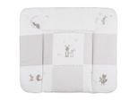 Wickelauflage Fox & Bunny Taupe/weiss Ca. 85x75cm 85/4/75 cm