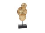 Skulptur Nika Schwarz/goldfarben