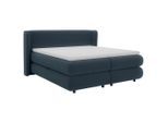 Boxspringbett Elodie Blau Ca. 180x200cm 180/200 cm Blau