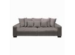 Bigsofa Matteo Grau Holz Grau