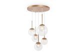 Pendelleuchte Basic Form Goldfarben Max. 20 Watt 45/64,1 cm
