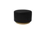 Hocker Artisse 250 Schwarz, Goldfarben Metall