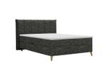 Boxbett Veloria Schwarz Ca. 140x200cm 140/200 cm Schwarz