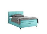 Boxspringbett Miami In Türkis Ca. 120x200cm 120/200 cm Türkis