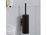 Wc-bürstengarnitur In Schwarz Metall Kunststoff