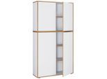 Aktenschrank Salia B100 Weiss, Honigeiche