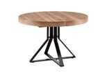 Ausziehtisch Louna Louna Metall 120-160/120/76 cm