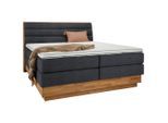 Boxspringbett Marissa In Anthrazit 180x200cm 180/200 cm Anthrazit