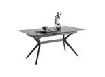 Ausziehtisch Verona In Anthrazit/schwarz Metall, Keramik 160-205/91/76 cm
