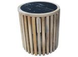 Couchtisch Sway -Trend- Holz, Metall, Stein 45/50 cm