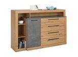 Sideboard Artisan/grau 161/107/43 cm 4 Schublade(n)