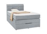 Boxspringbett Runner Hellgrau Ca. 140x200cm 140/200 cm Hellgrau