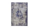Flachwebeteppich Vintage 8403 Blau