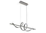 Led-hängeleuchte Lina Chrom-/nickelfarben Max. 20 W 80/20/120 cm