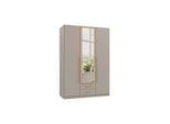Drehtürenschrank Marburg Eiche Artisan/grau/sahara 135/199/58 cm Grau, Sahara, Eiche Artisan
