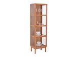 Vitrine Abir Eichefarben 50/180/40 cm ,