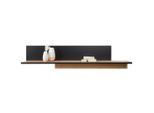 Wandboard In Schwarz/eiche Artisan 154/35,4/21,9 cm