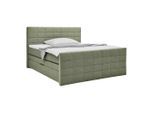 Boxspringbett Damon Grün Ca. 180x200cm 180/200 cm Grün