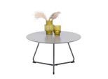 Couchtisch Mica Grau Metall, Holzwerkstoff 70/70/40 cm