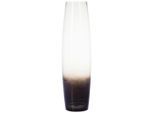Vase Ombre I Klar/schwarz 60 cm