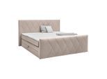Boxspringbett Josie B Cappuccino Ca. 180x200cm 180/200 cm Cappuccino