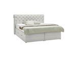 Boxspringbett Belano Hellgrau Ca. 160x200cm 160/200 cm Hellgrau